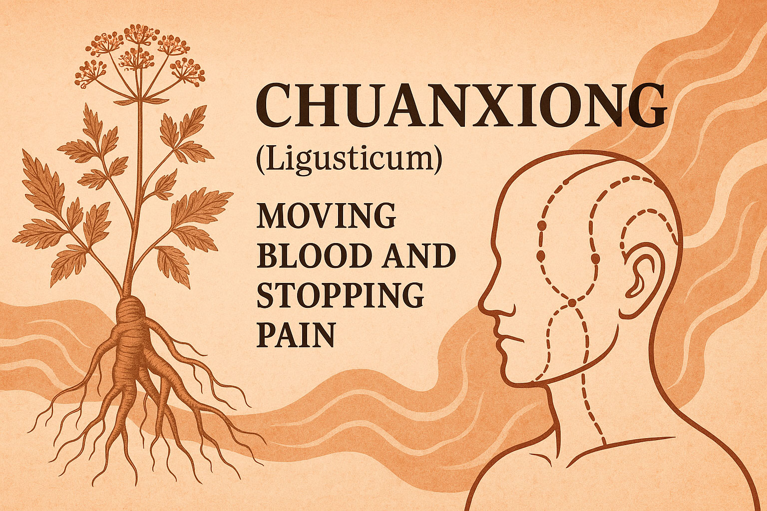 Chuanxiong (Ligusticum): Moving Blood and Stopping Pain