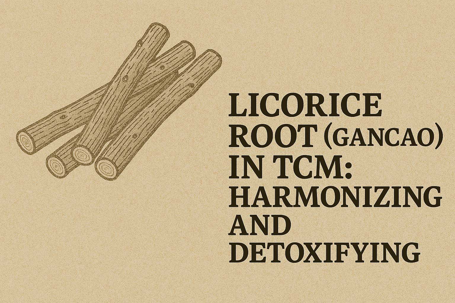 Licorice Root (Gancao) in TCM: Harmonizing and Detoxifying