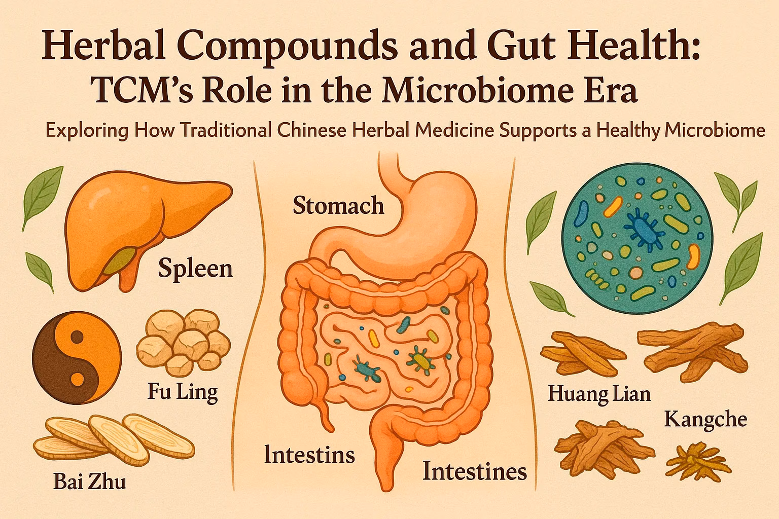 Herbal Compounds and Gut Health: TCM’s Role in the Microbiome Era