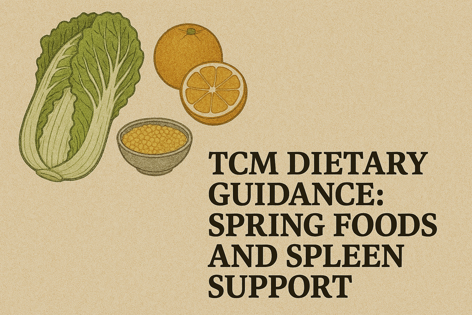 TCM Dietary Guidance: Spring Foods and Spleen Support