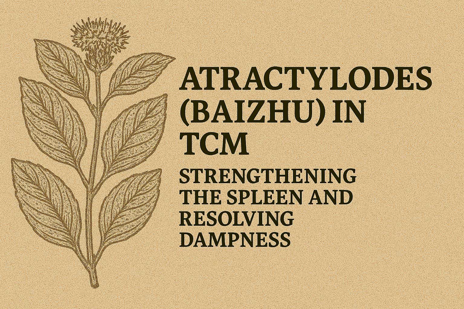 Atractylodes (Baizhu) in TCM: Strengthening the Spleen and Resolving Dampness
