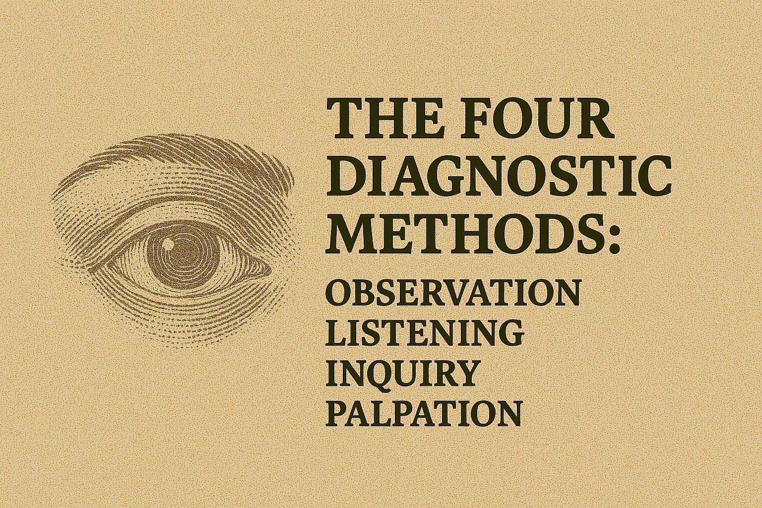 The Four Diagnostic Methods: Observation, Listening, Inquiry, Palpation