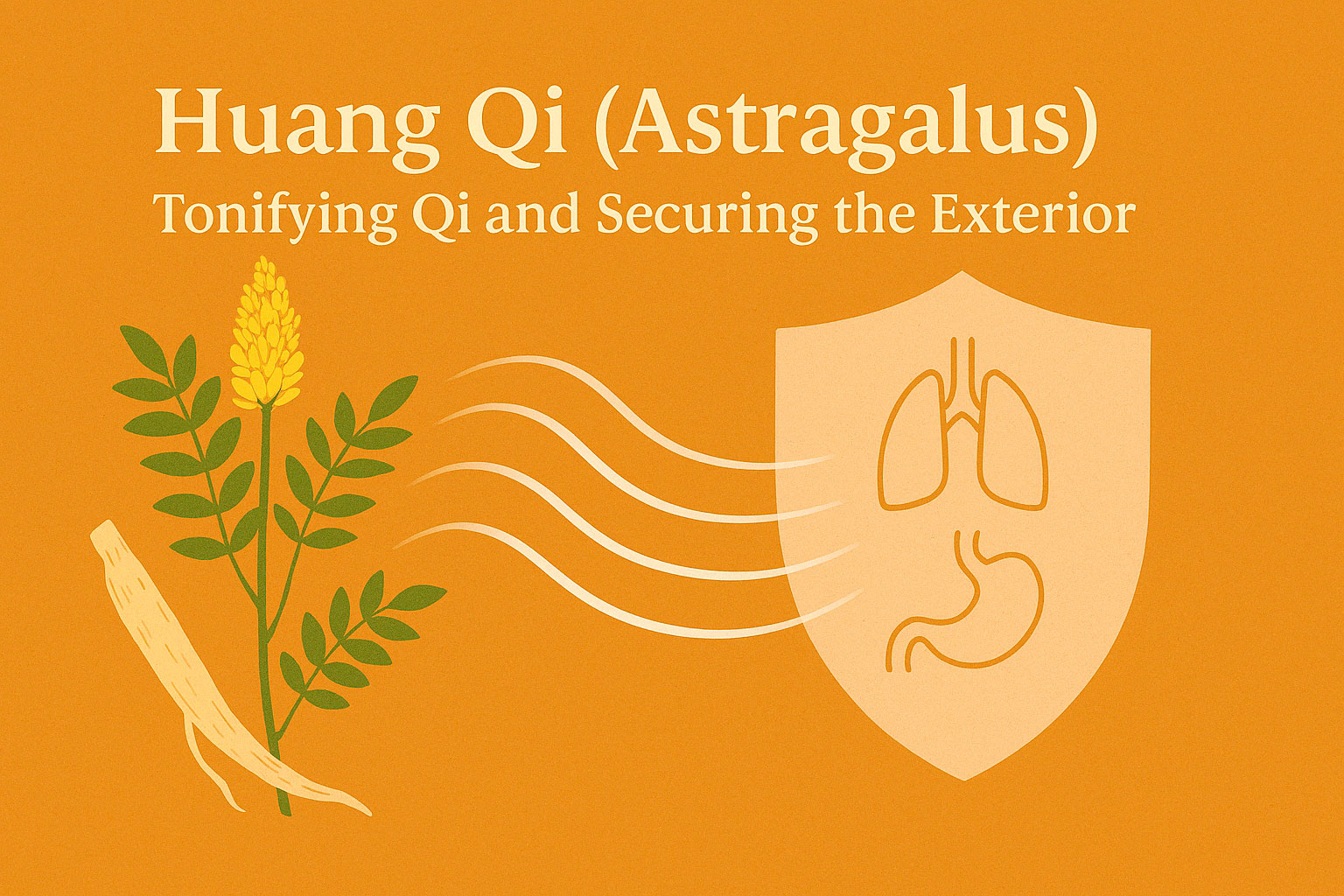Huang Qi (Astragalus): Tonifying Qi and Securing the Exterior